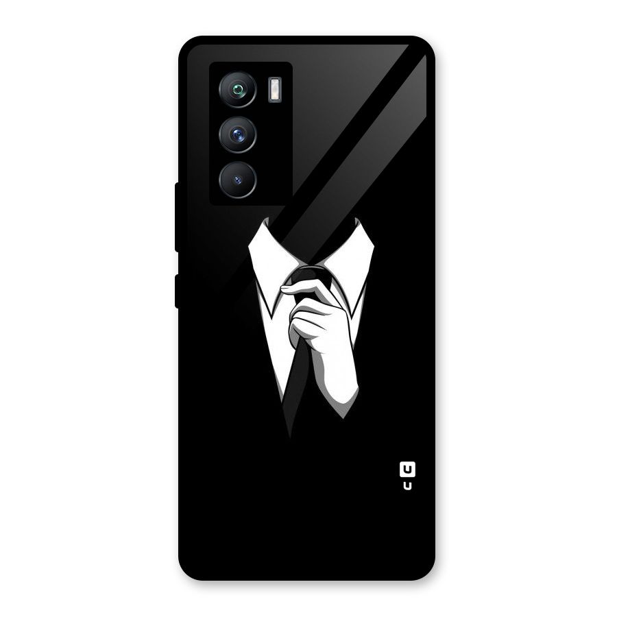 Faceless Gentleman Glass Back Case for Vivo iQOO 9 SE