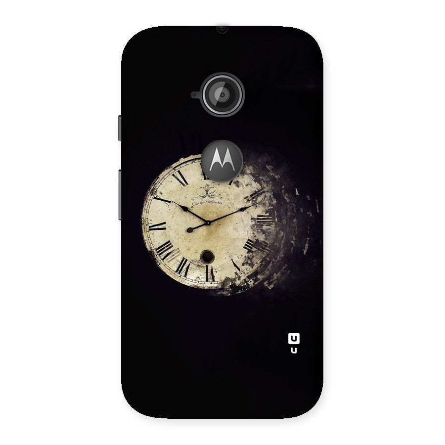 Fading Clock Back Case for Moto E 2nd Gen