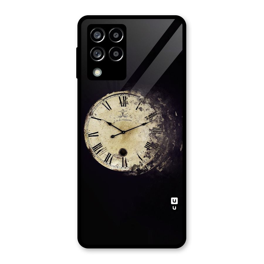 Fading Clock Glass Back Case for Galaxy M53 5G