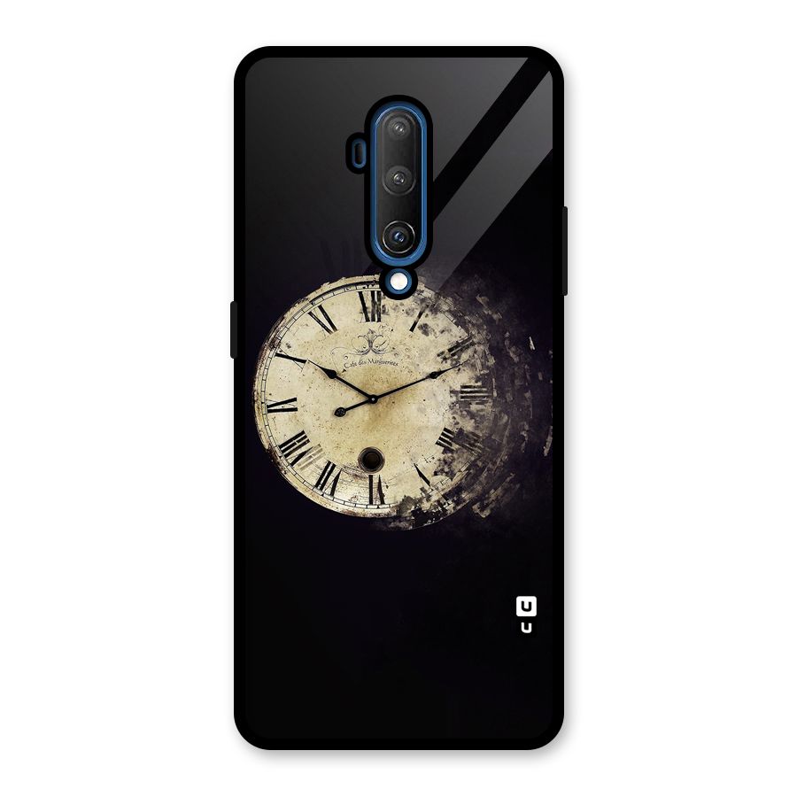 Fading Clock Glass Back Case for OnePlus 7T Pro
