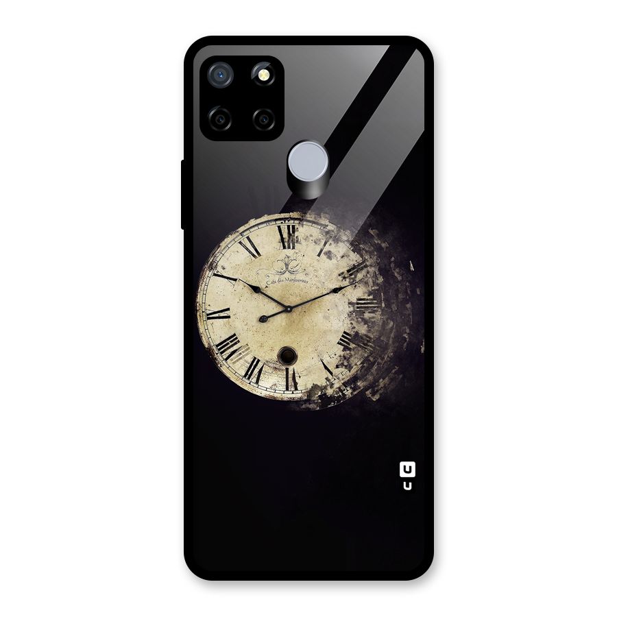 Fading Clock Glass Back Case for Realme Narzo 20