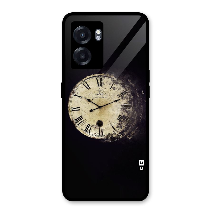 Fading Clock Glass Back Case for Realme Narzo 50 5G