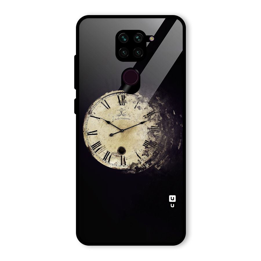 Fading Clock Glass Back Case for Redmi Note 9