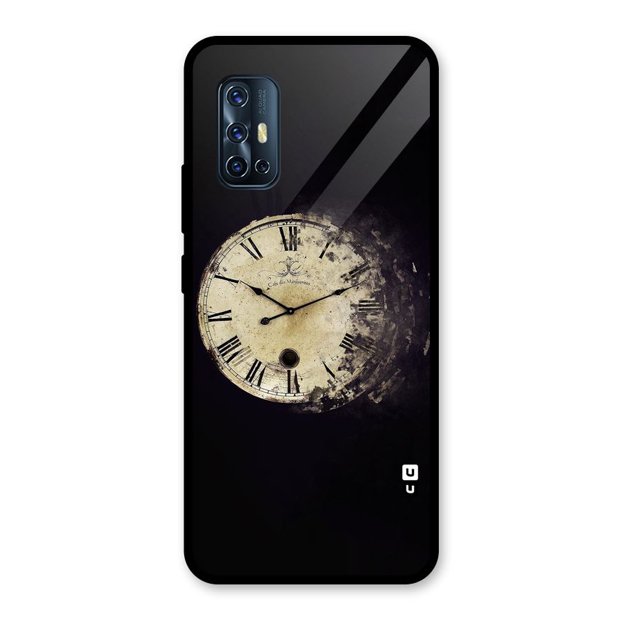 Fading Clock Glass Back Case for Vivo V17