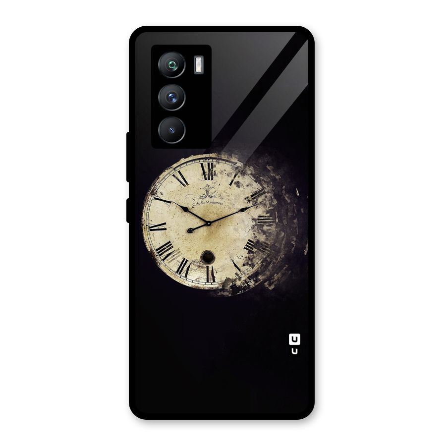 Fading Clock Glass Back Case for Vivo iQOO 9 SE