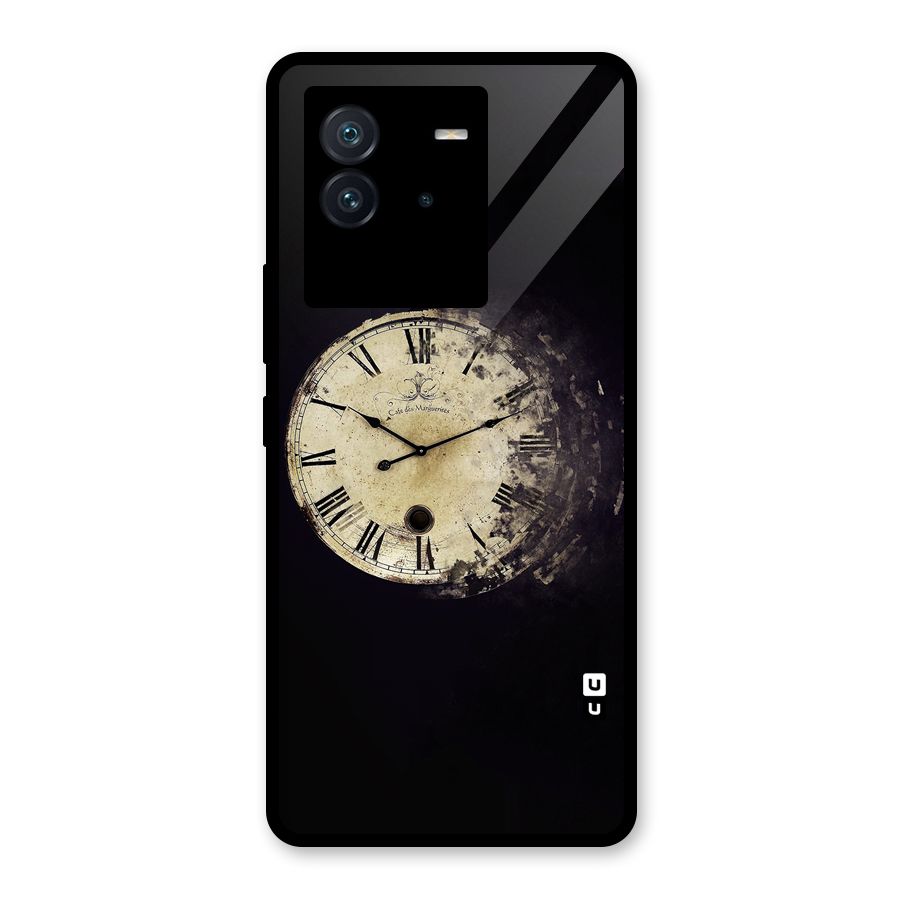Fading Clock Glass Back Case for Vivo iQOO Neo 6 5G