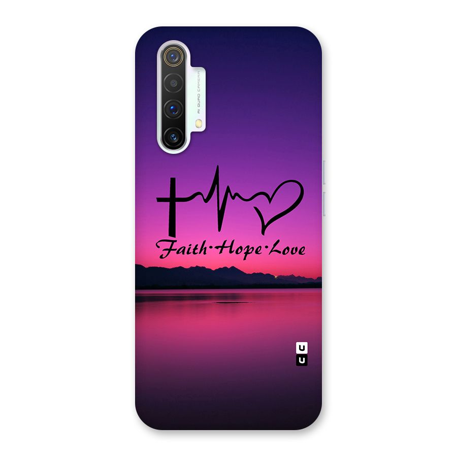 Faith Hope Love Evening Sky Back Case for Realme X3 SuperZoom