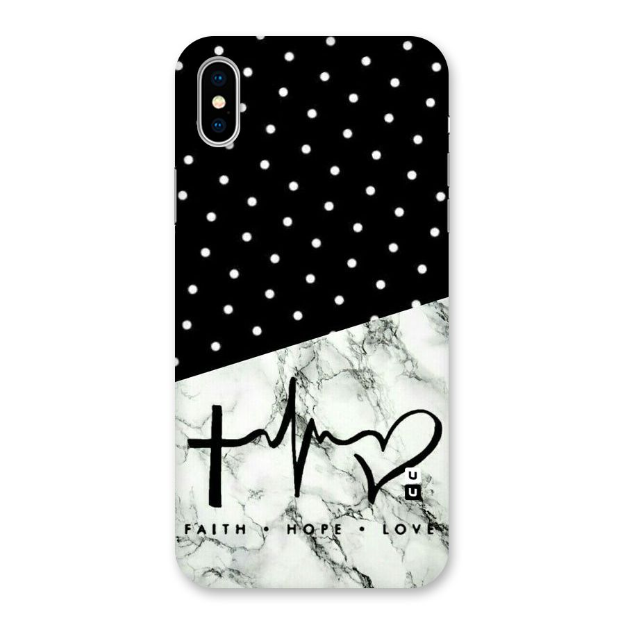 Faith Love Back Case for iPhone X