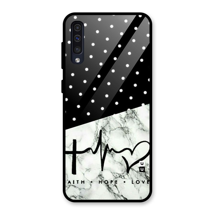 Faith Love Glass Back Case for Galaxy A50s