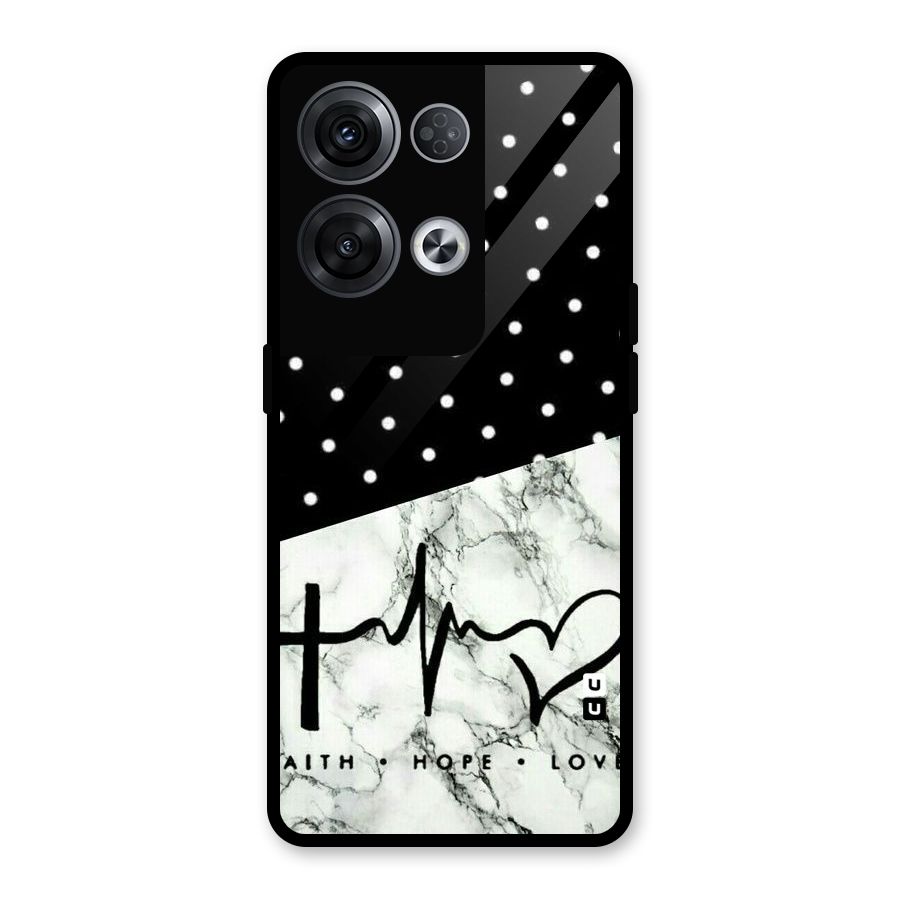 Faith Love Glass Back Case for Oppo Reno8 Pro 5G