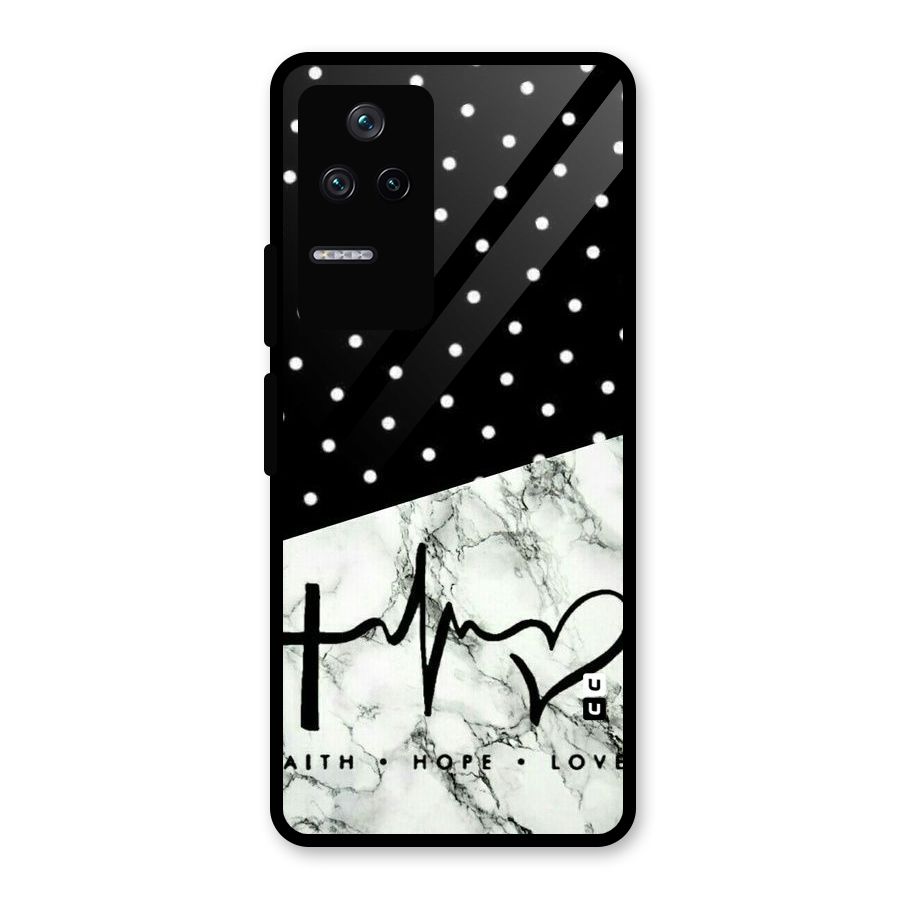 Faith Love Glass Back Case for Poco F4 5G