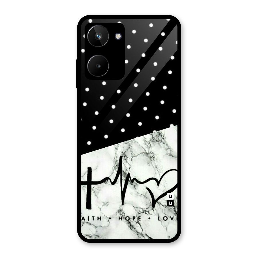 Faith Love Glass Back Case for Realme 10