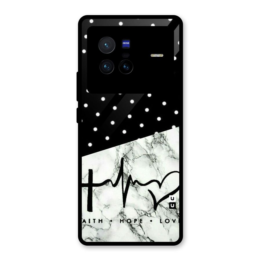 Faith Love Glass Back Case for Vivo X80