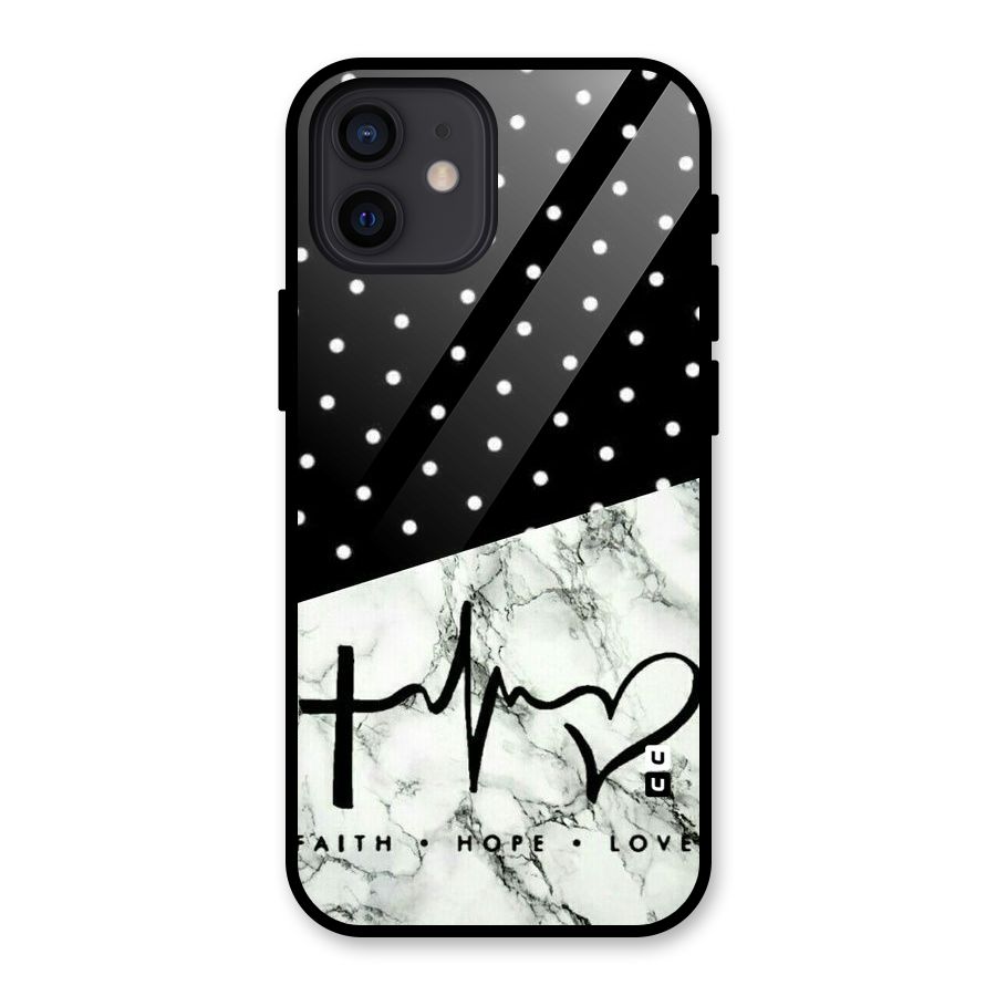 Faith Love Glass Back Case for iPhone 12