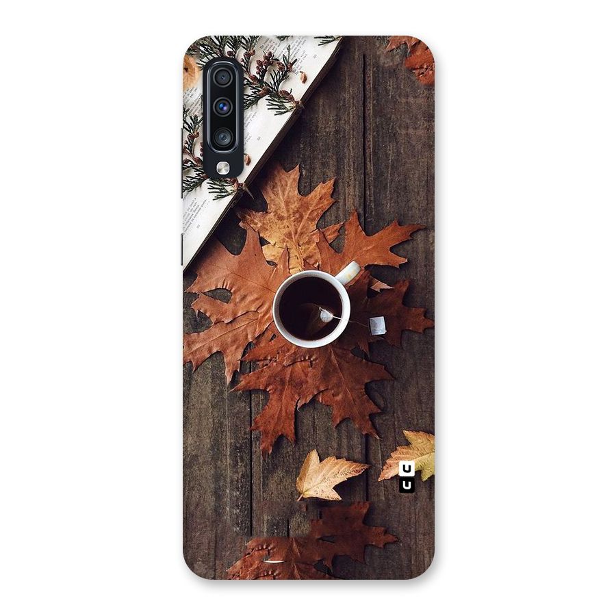 Fall Leaf Coffee Back Case for Galaxy A70