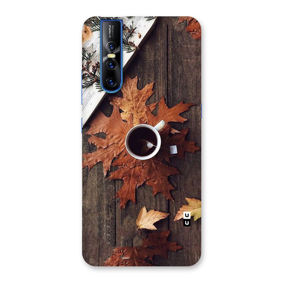Fall Leaf Coffee Back Case for Vivo V15 Pro