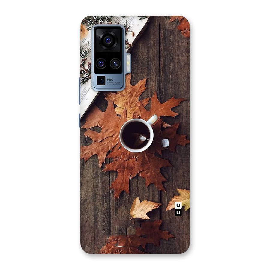 Fall Leaf Coffee Back Case for Vivo X50 Pro