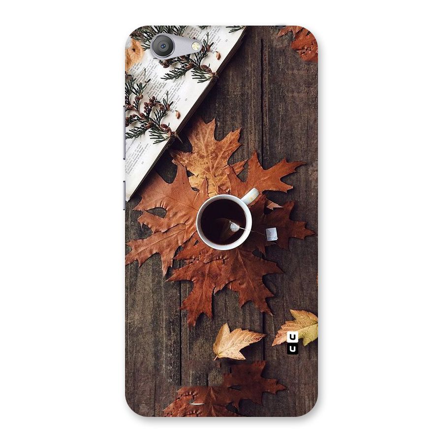 Fall Leaf Coffee Back Case for Vivo Y53