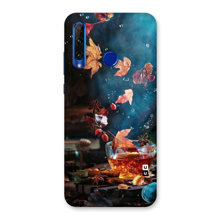 Falling Leaves Tea Back Case for Honor 20i