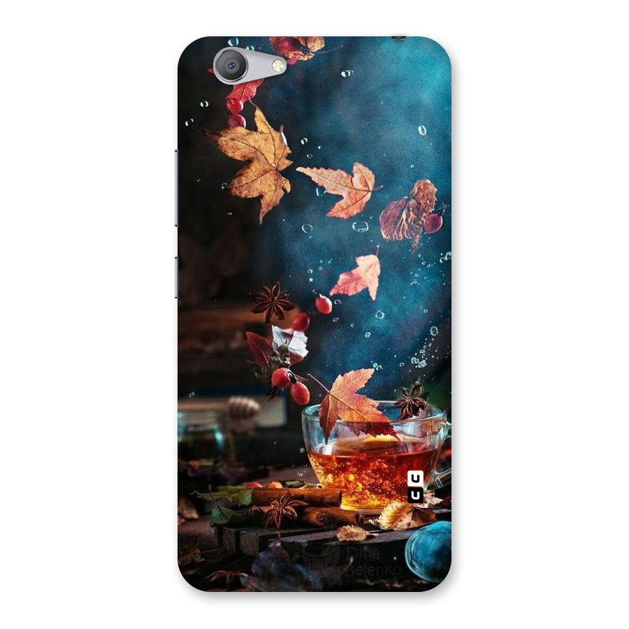 Falling Leaves Tea Back Case for Vivo Y53