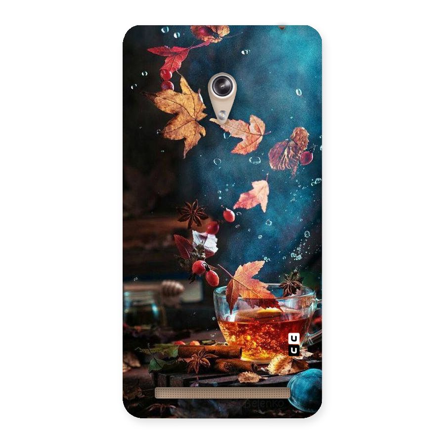 Falling Leaves Tea Back Case for Zenfone 6