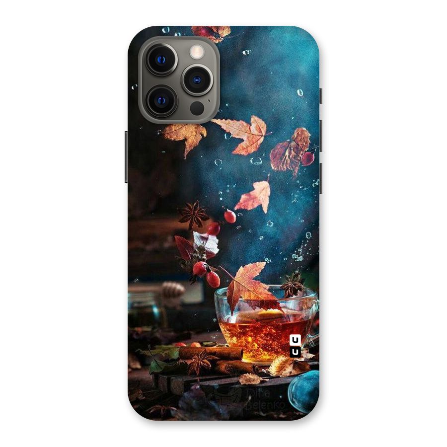 Falling Leaves Tea Back Case for iPhone 12 Pro Max