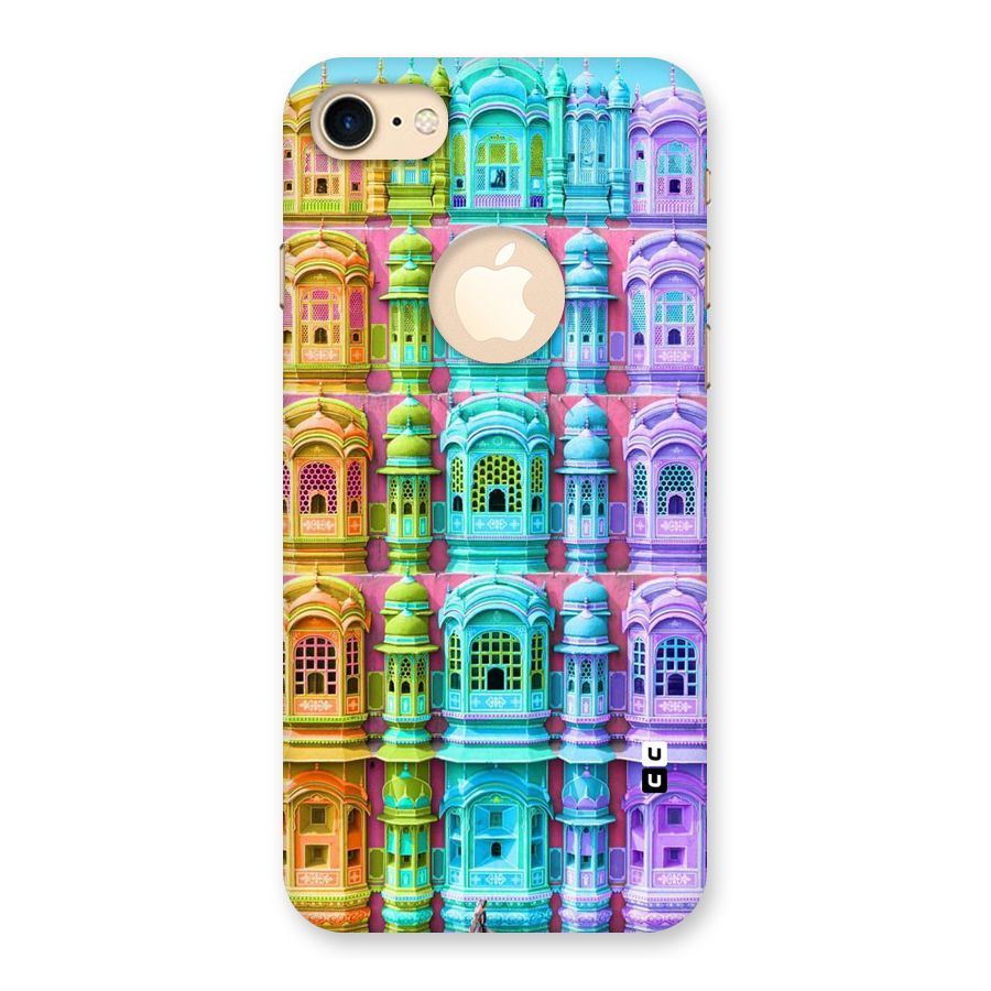 Fancy Architecture Back Case for iPhone 7 Logo Cut