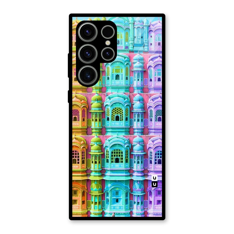 Fancy Architecture Glass Back Case for Galaxy S23 Ultra