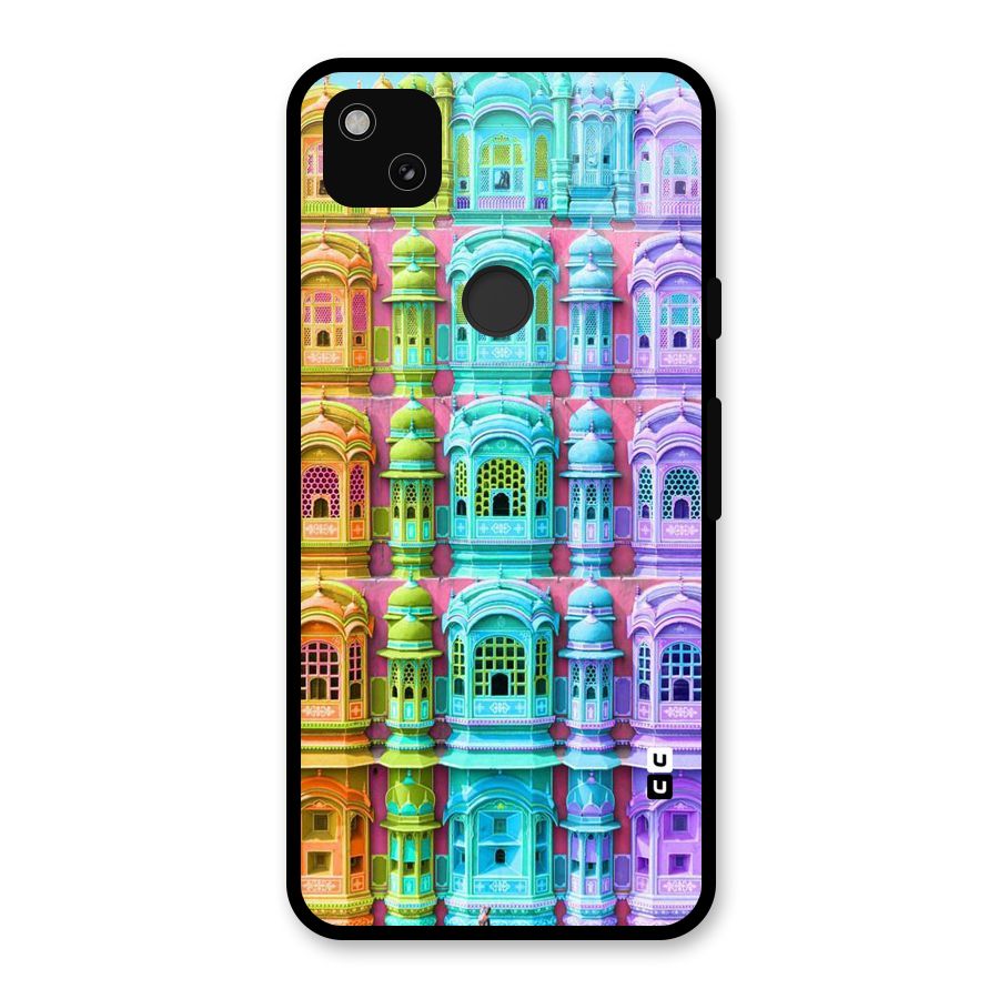 Fancy Architecture Glass Back Case for Google Pixel 4a