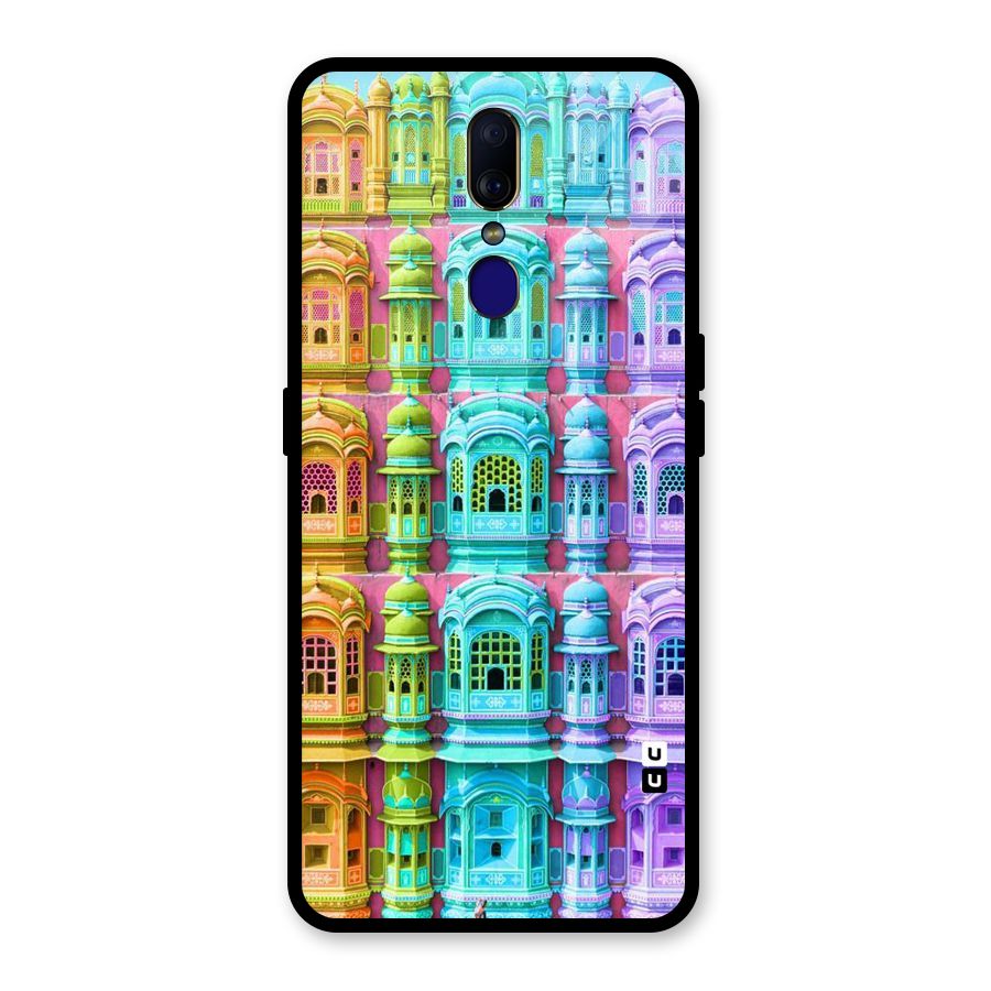 Fancy Architecture Glass Back Case for Oppo F11