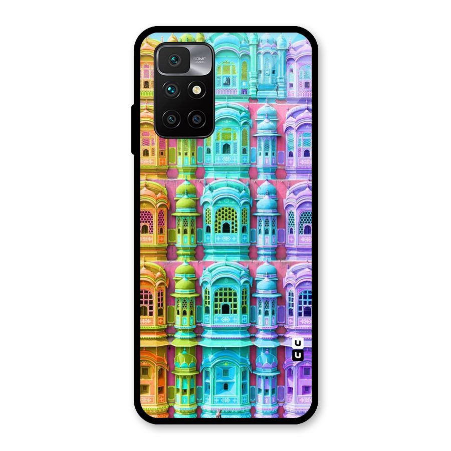 Fancy Architecture Glass Back Case for Redmi 10 Prime