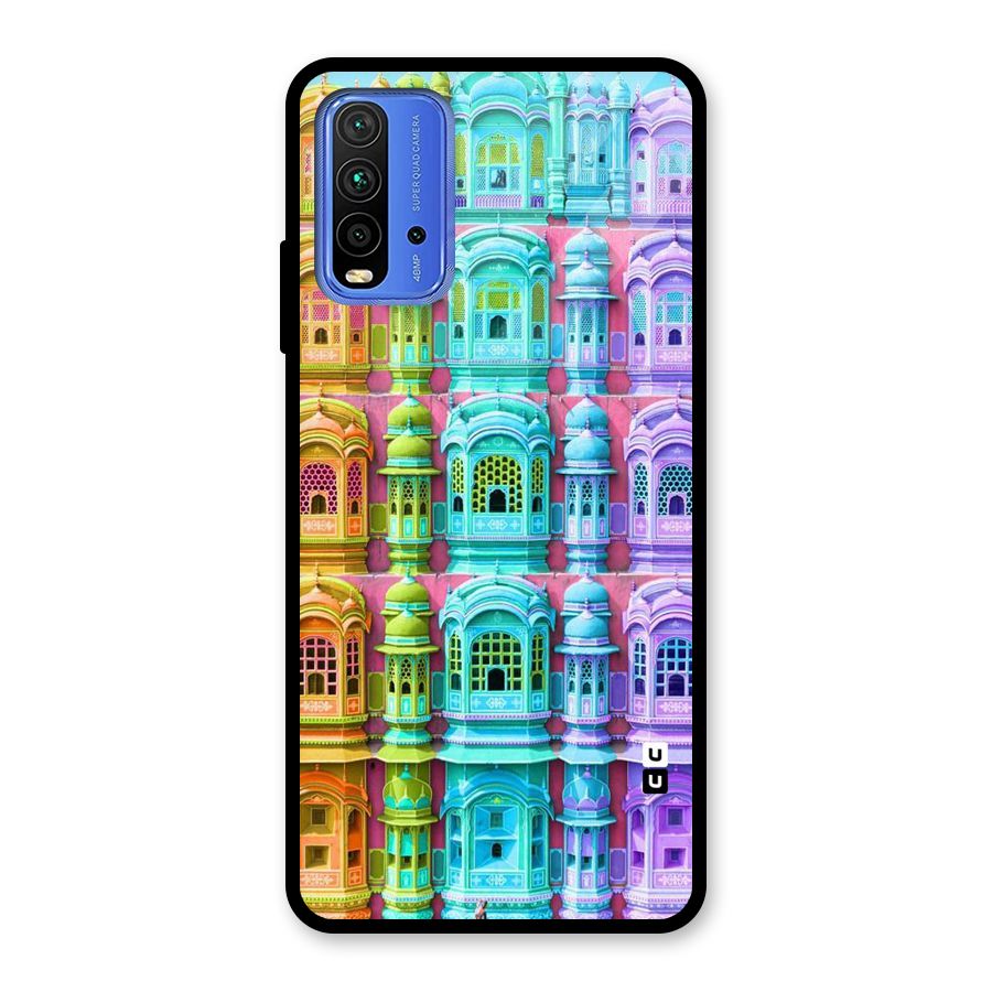 Fancy Architecture Glass Back Case for Redmi 9 Power