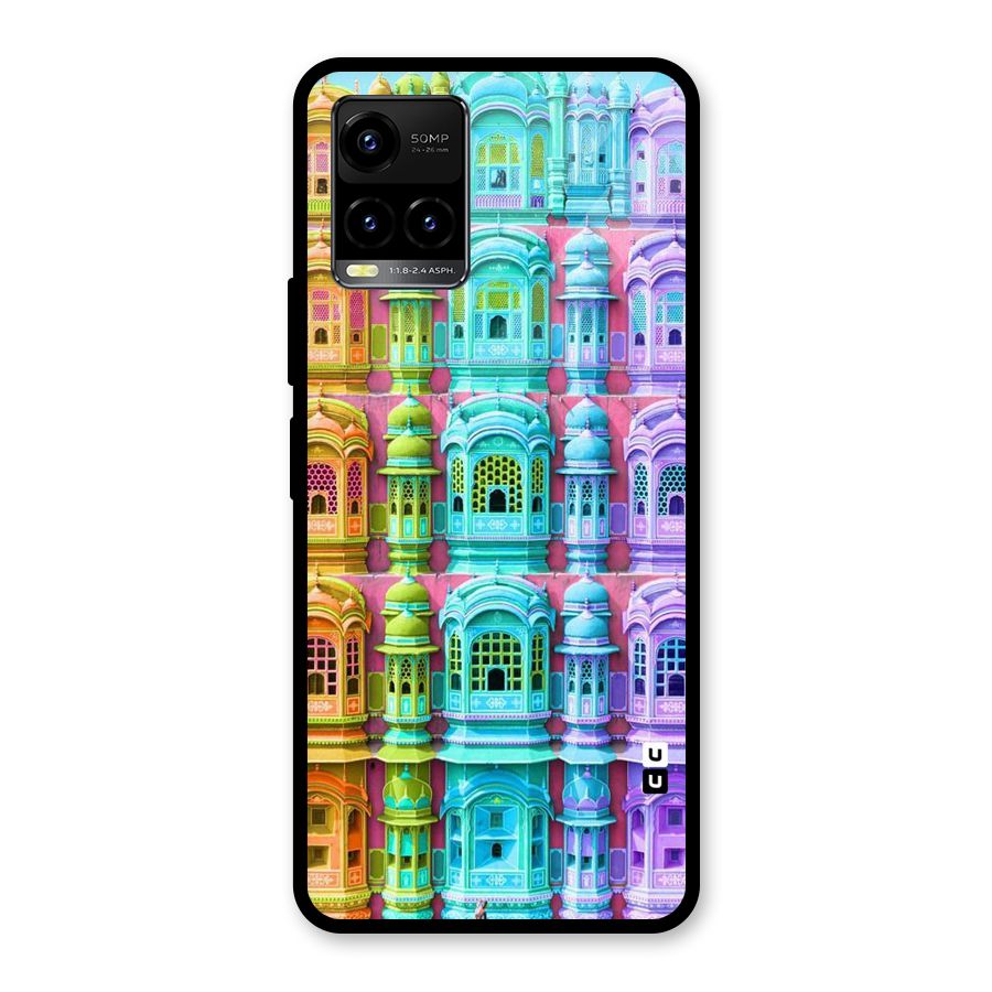 Fancy Architecture Glass Back Case for Vivo Y21A