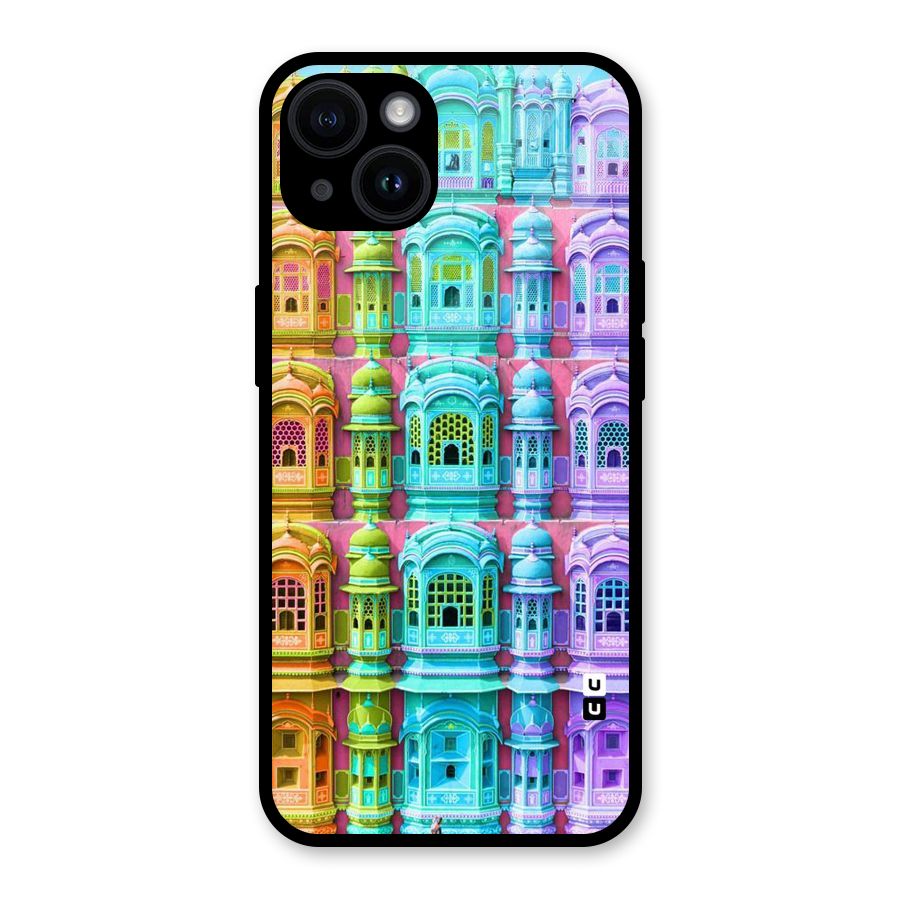 Fancy Architecture Glass Back Case for iPhone 14