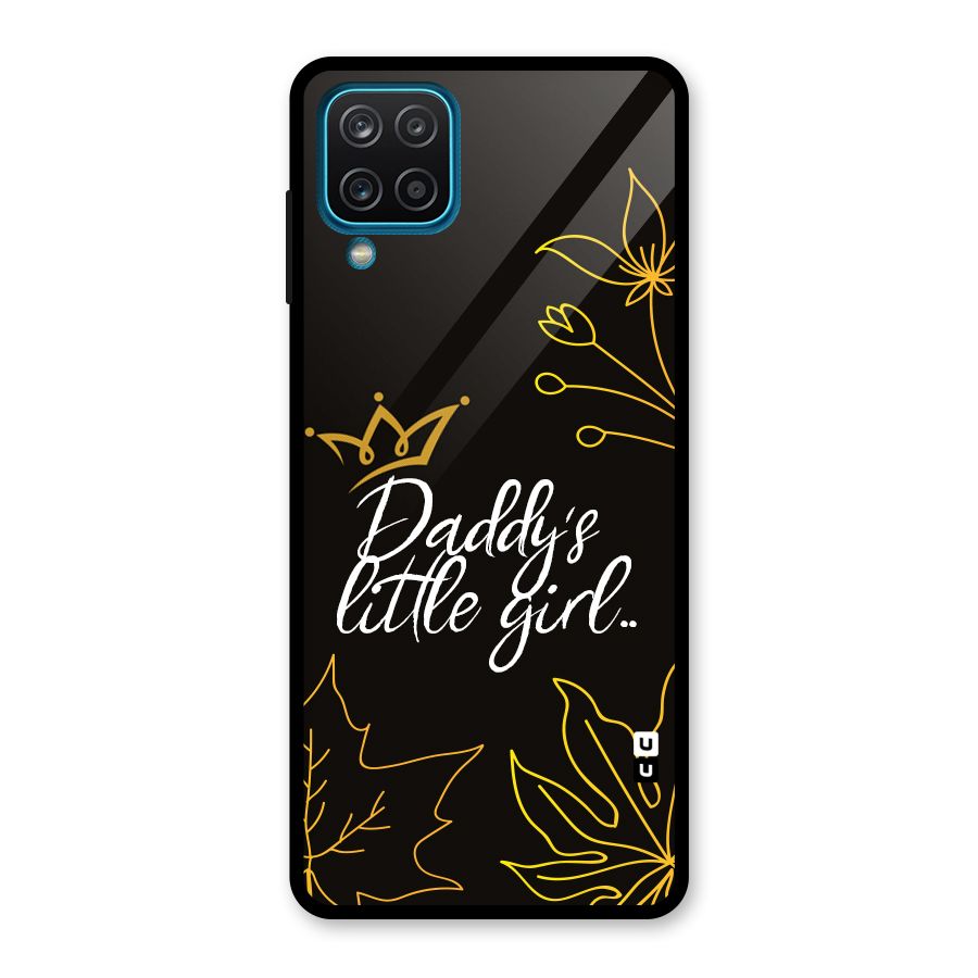 Favorite Little Girl Glass Back Case for Galaxy A12