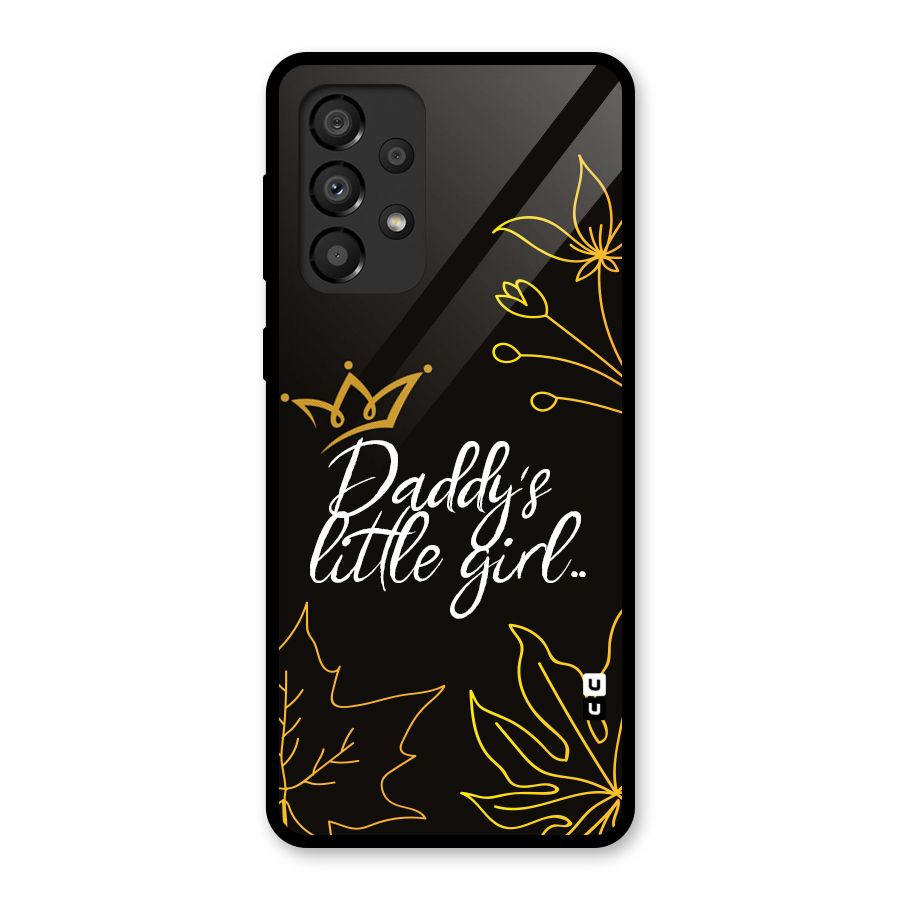 Favorite Little Girl Glass Back Case for Galaxy A33 5G
