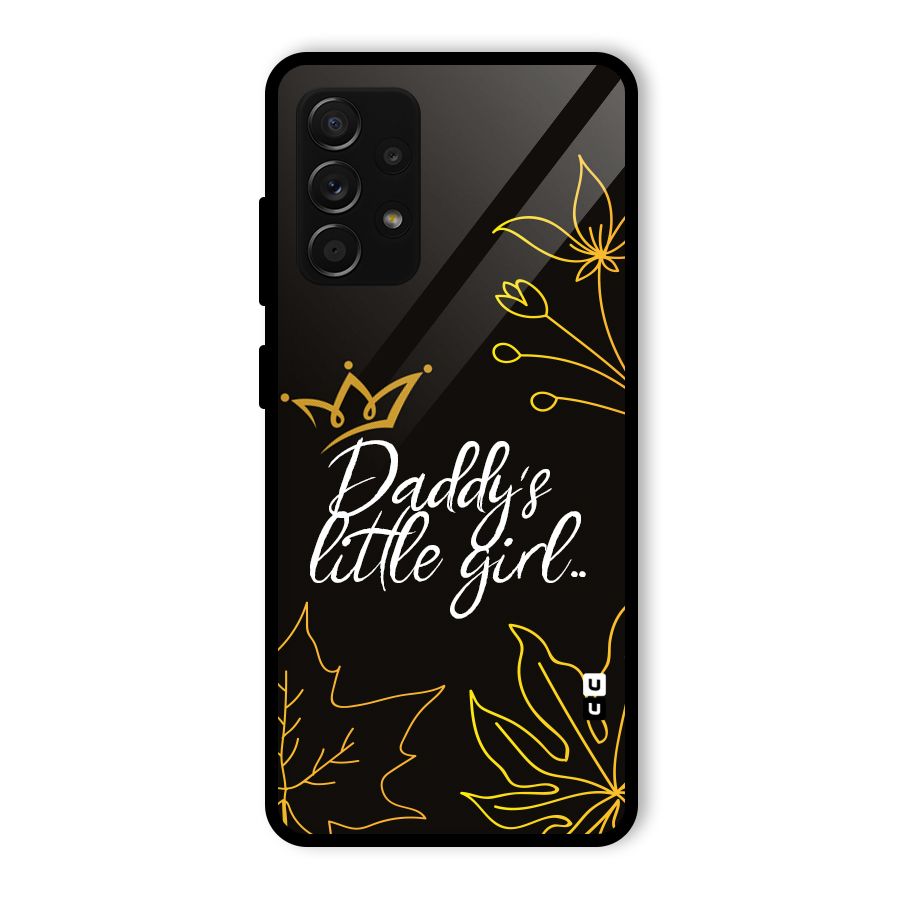Favorite Little Girl Glass Back Case for Galaxy A53 5G