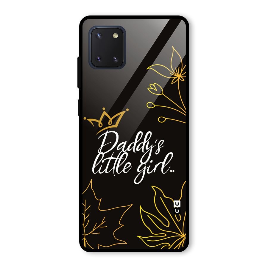 Favorite Little Girl Glass Back Case for Galaxy Note 10 Lite