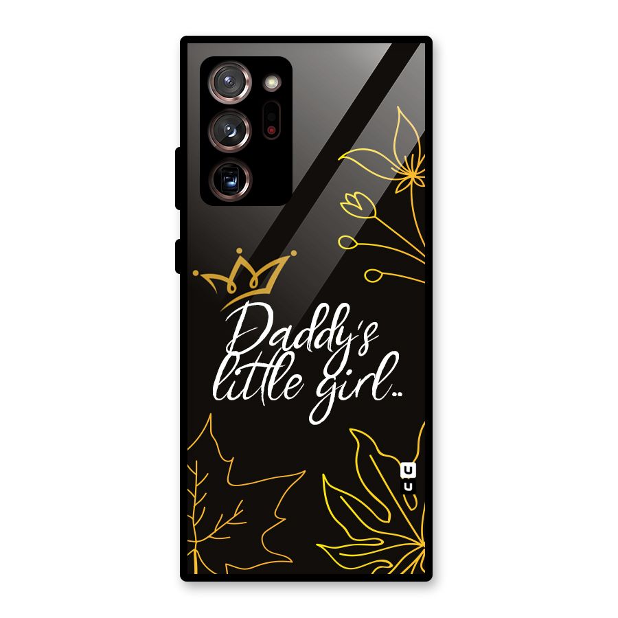 Favorite Little Girl Glass Back Case for Galaxy Note 20 Ultra 5G