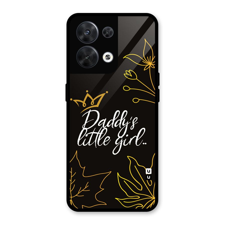 Favorite Little Girl Glass Back Case for Oppo Reno8 5G