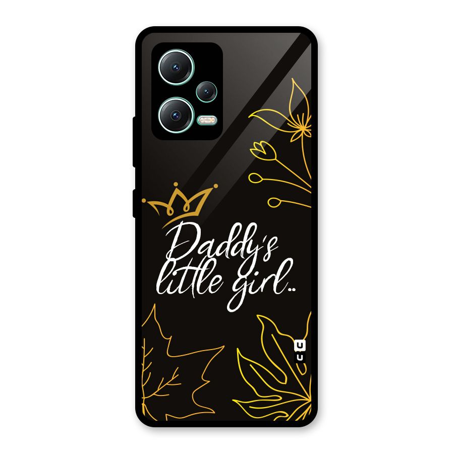 Favorite Little Girl Glass Back Case for Redmi Note 12 5G