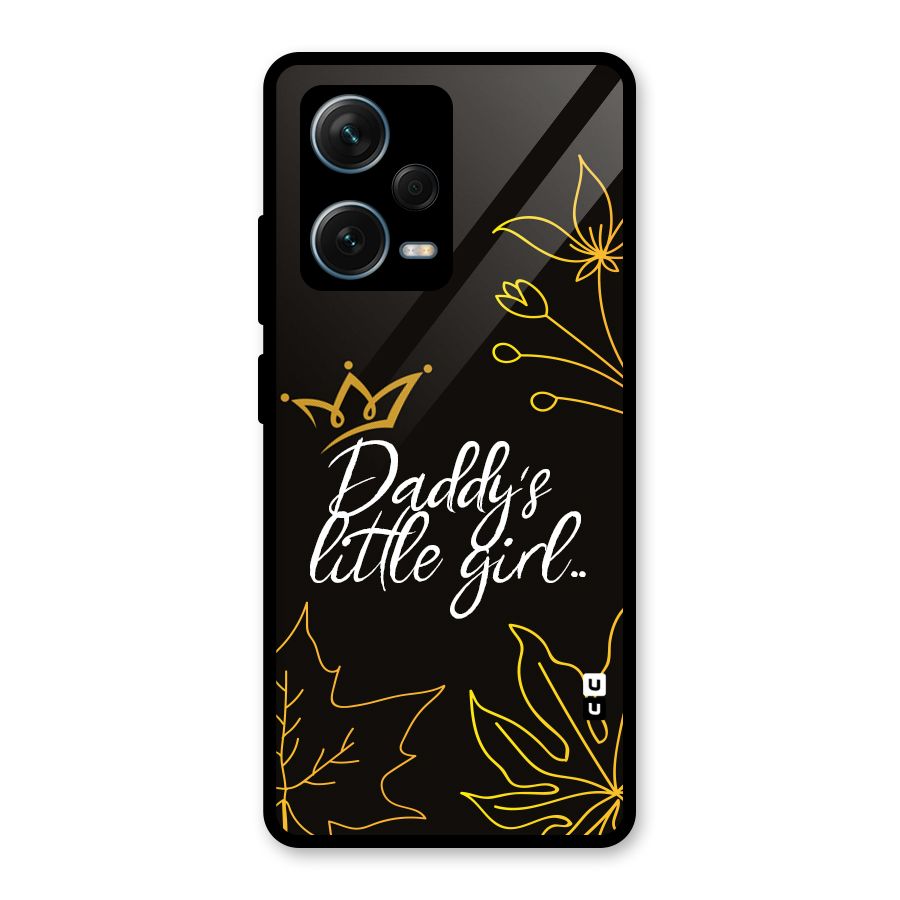 Favorite Little Girl Glass Back Case for Redmi Note 12 Pro Plus 5G