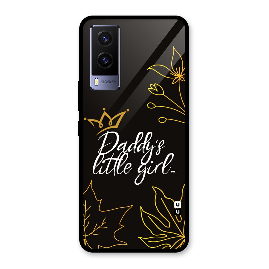 Favorite Little Girl Glass Back Case for Vivo V21e 5G