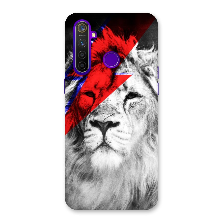 Fearless Lion Back Case for Realme 5 Pro