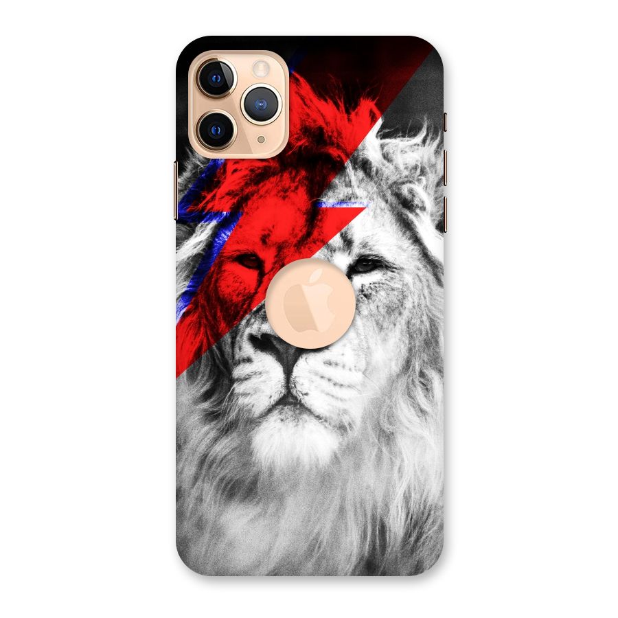 Fearless Lion Back Case for iPhone 11 Pro Max Logo Cut