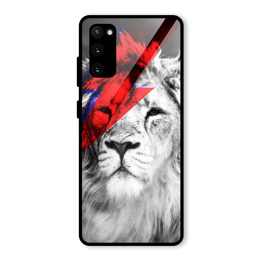 Fearless Lion Glass Back Case for Galaxy S20 FE 5G