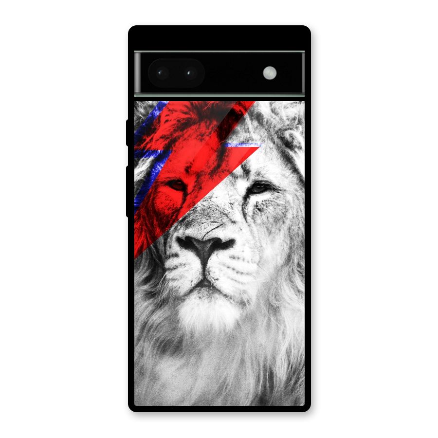 Fearless Lion Glass Back Case for Google Pixel 6a