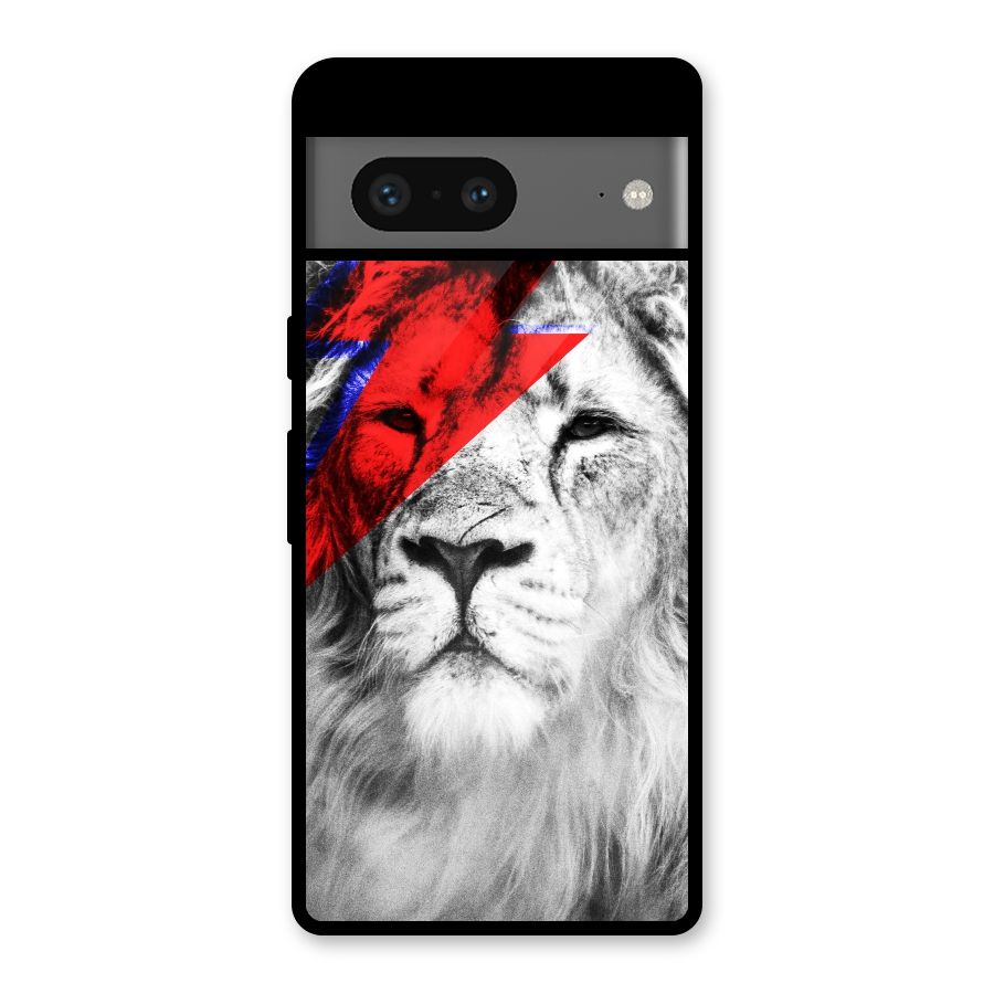 Fearless Lion Glass Back Case for Google Pixel 7