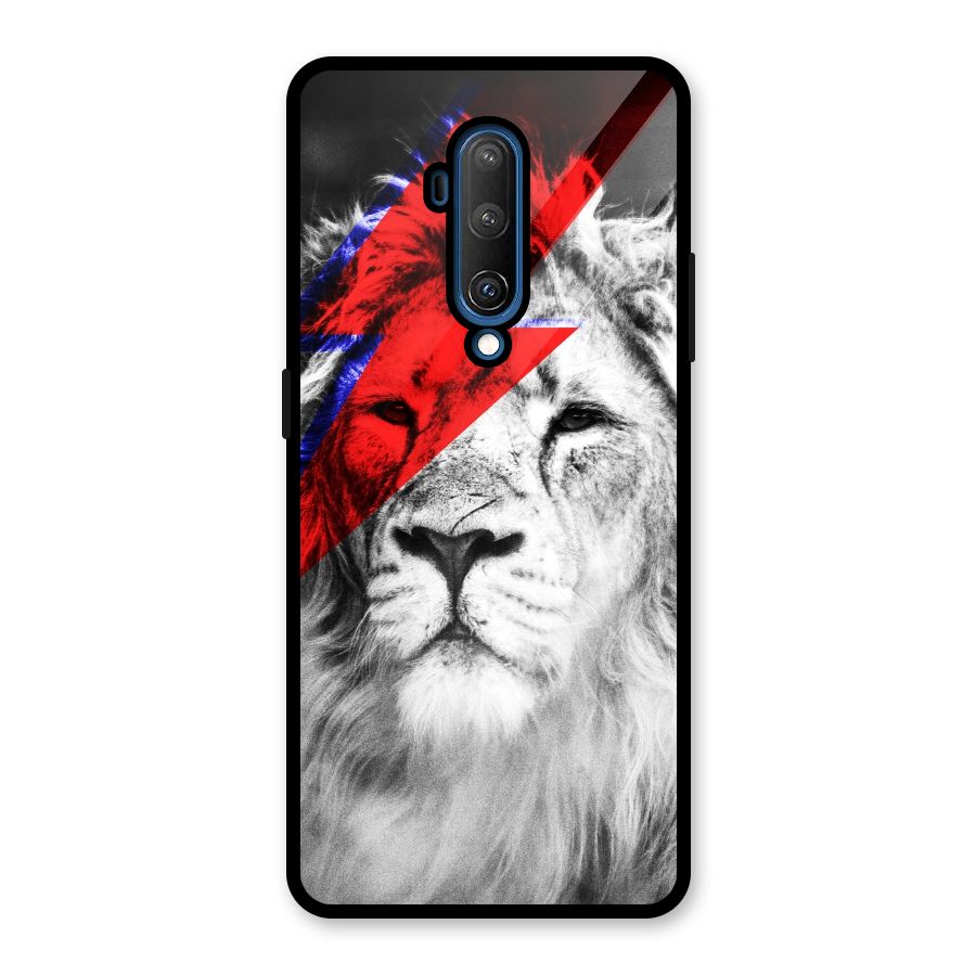 Fearless Lion Glass Back Case for OnePlus 7T Pro