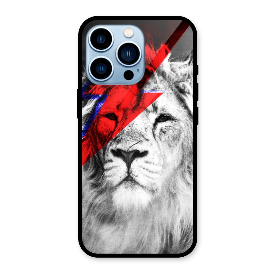 Fearless Lion Glass Back Case for iPhone 13 Pro
